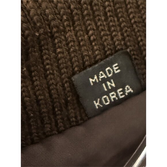 Members Only Men's Chocolate Brown Leather Bomber Jacket 42 - Picture 11 of 16